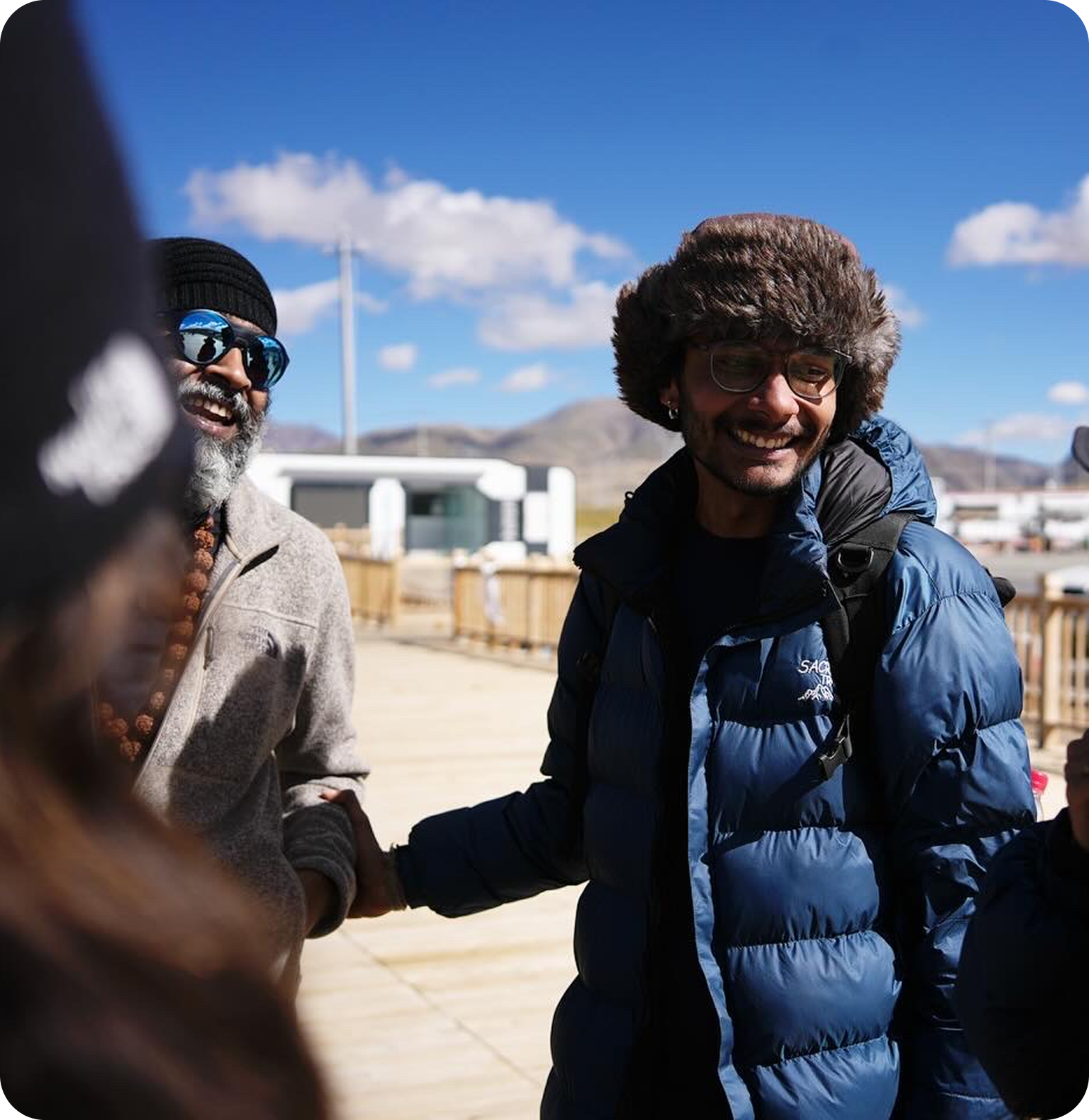 Travelers on the Kailash Mansarovar journey